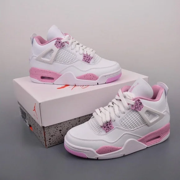 Air Jordan 4 Retro White Pink Oreo